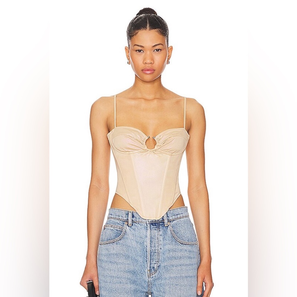 Miaou Deia Corset in Nude